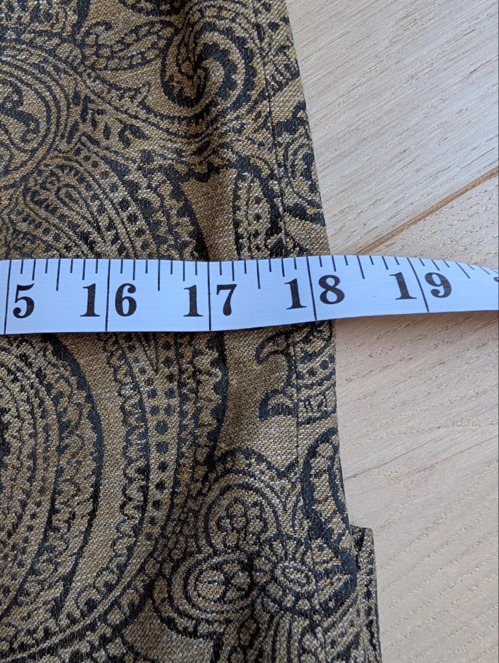 Vintage Wool Blend Tapestry Paisley Wrap Midi Skirt - Picture 8 of 10